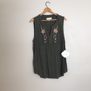 Brand new, Knox Rose vintage, flowing tank, size L
